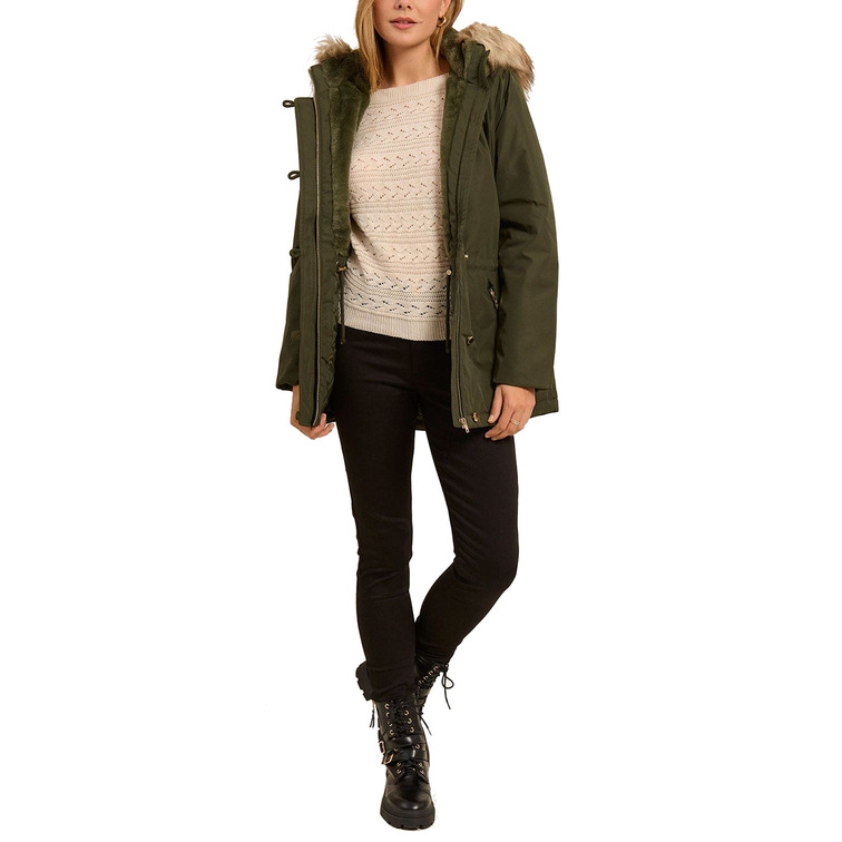 manteau femme  nafnaf parka