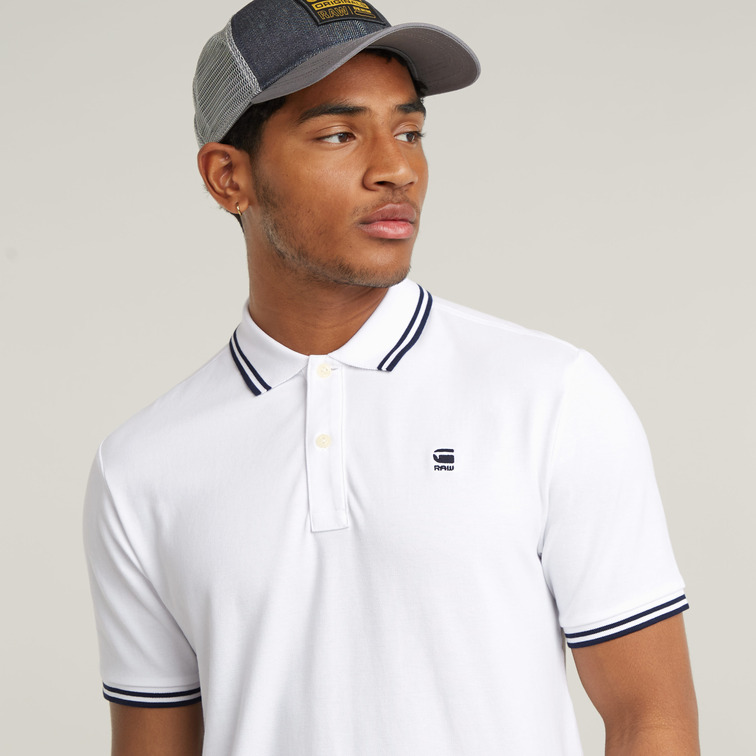 pôle homme  g-star dunda slim stripe pôle s\s