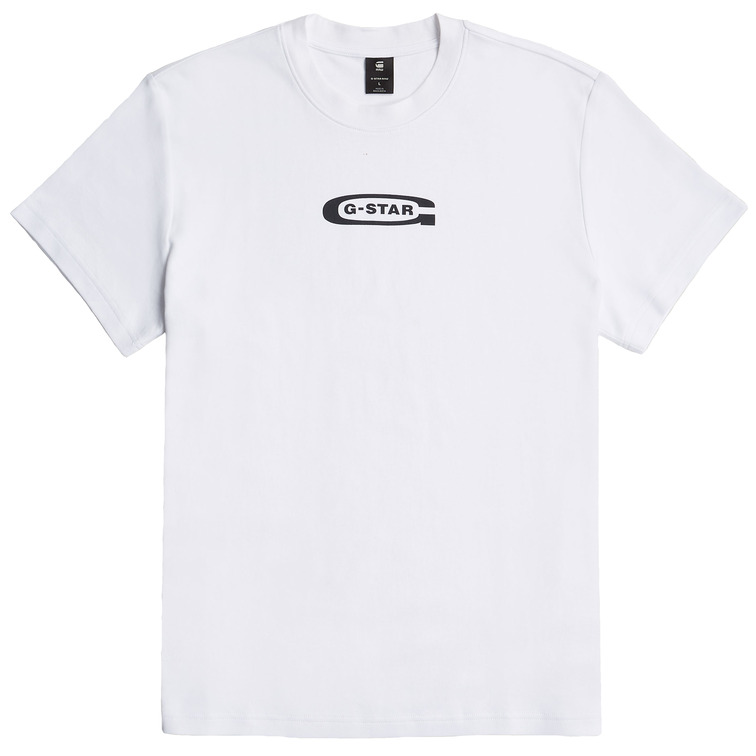 t-shirt homme  g-star old skool logo r t