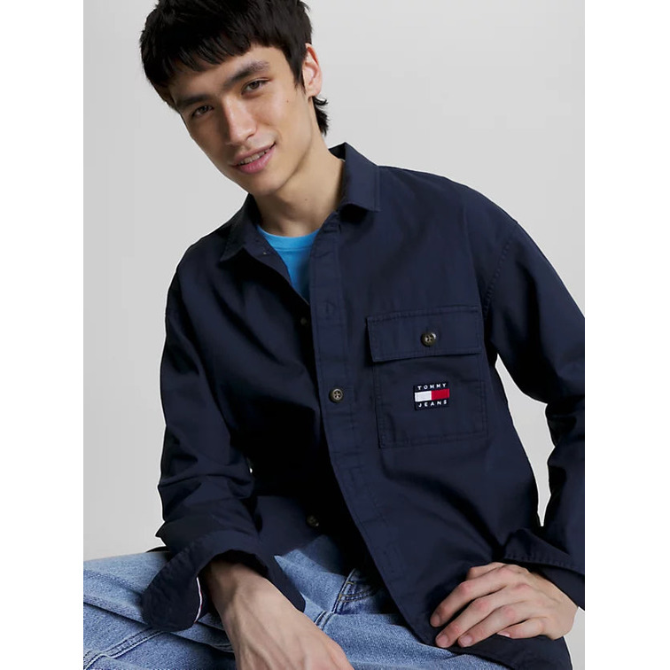 homme tjm classic solid overshirt c87