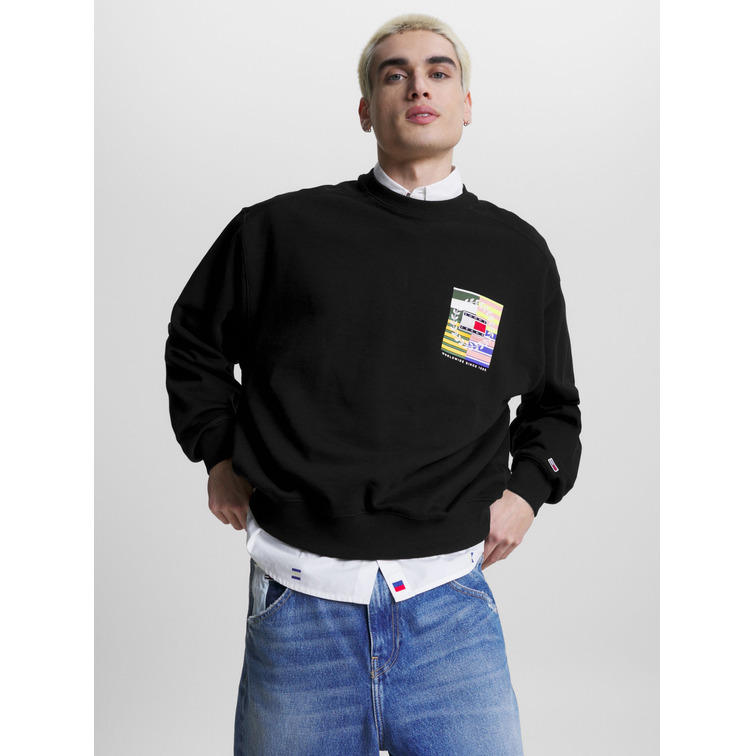 homme tjm boxy luxe graphic crew bds