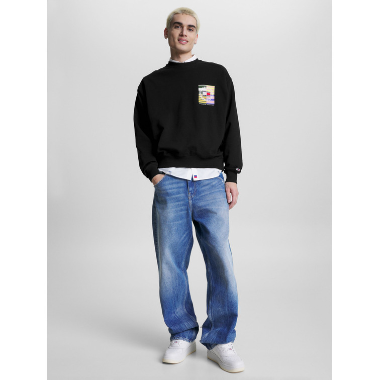 homme tjm boxy luxe graphic crew bds