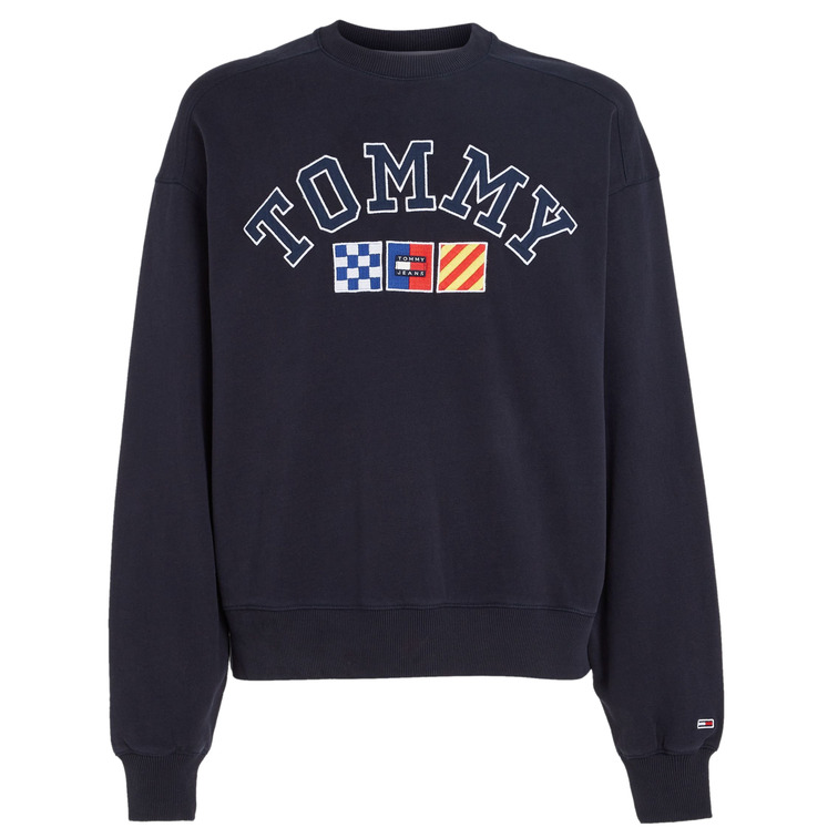 sweat-shirt homme  th tjm boxy cb archive crew