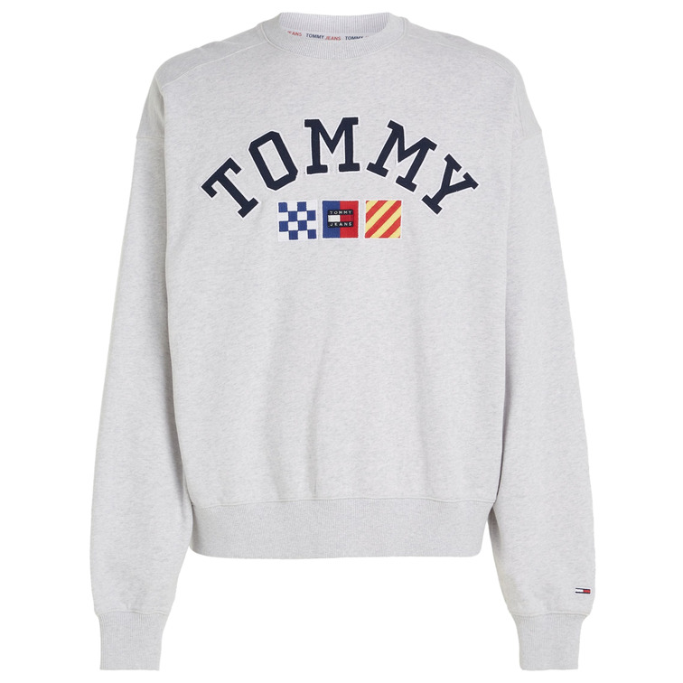 sweat-shirt homme  th tjm boxy cb archive crew