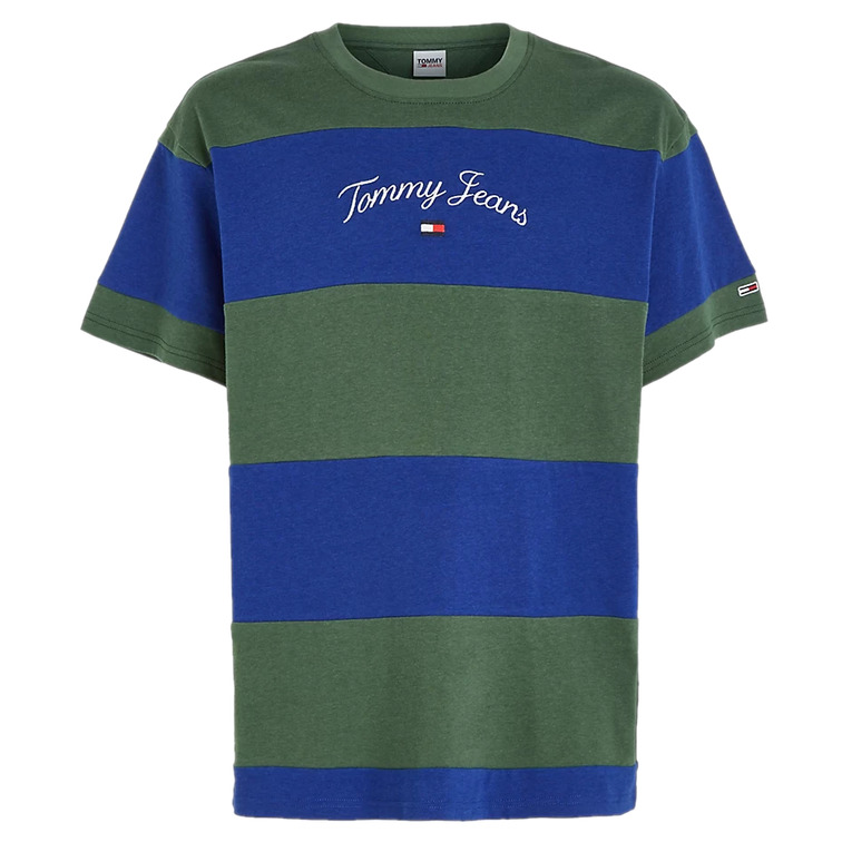 homme tjm rlxd colorblock serif tee c9b