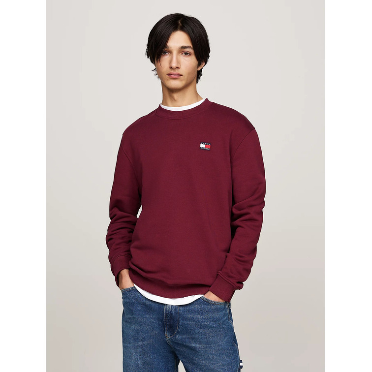 sweat-shirt homme  th tjm reg badge crew ext