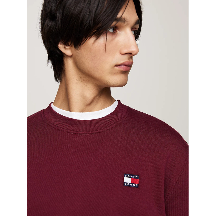 sweat-shirt homme  th tjm reg badge crew ext