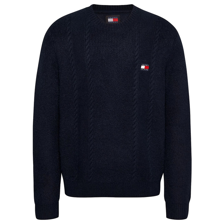 maillot homme  th tjm slim cable knit cneck