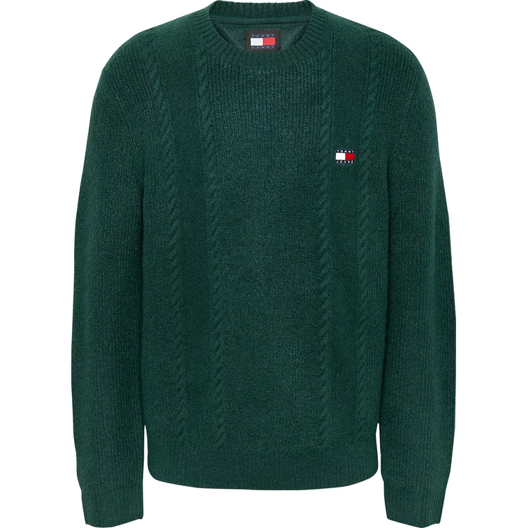 maillot homme  th tjm slim cable knit cneck