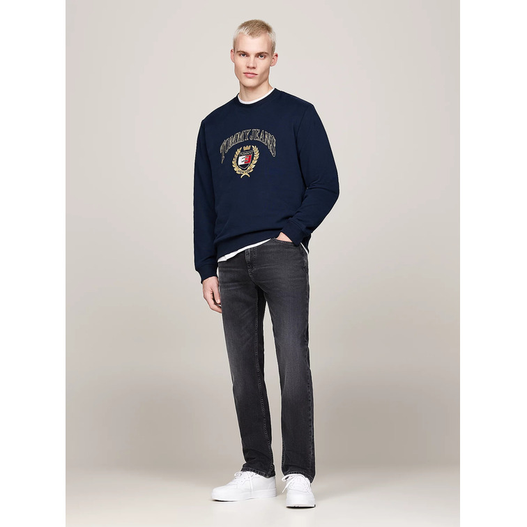 sweat-shirt homme  th tjm reg tj prep crest crew