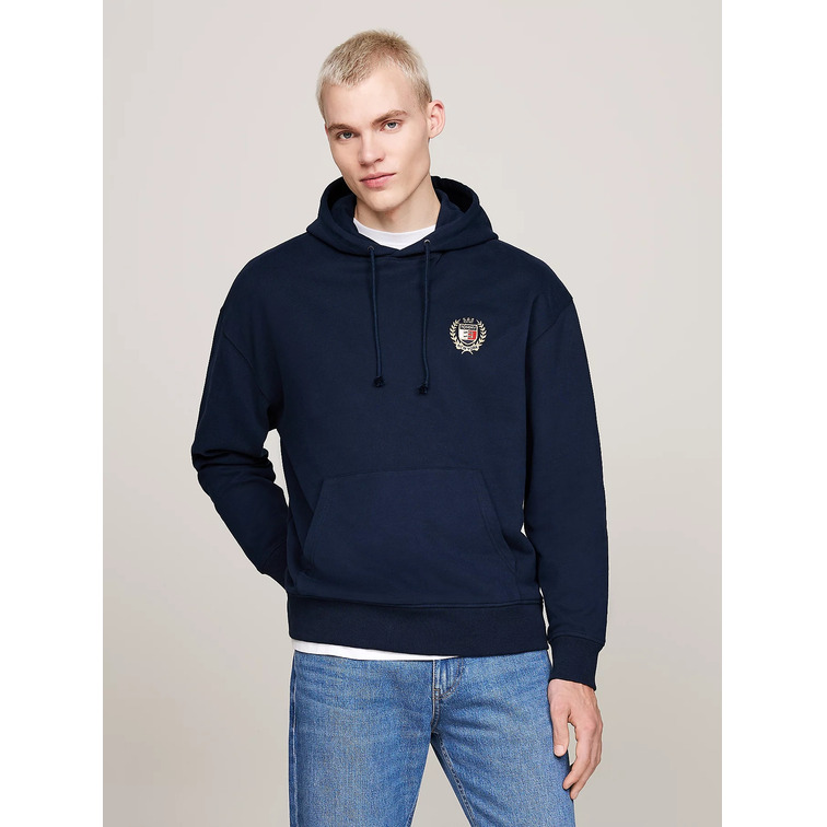 sweat-shirt homme  th tjm reg tj flag crest hood ext