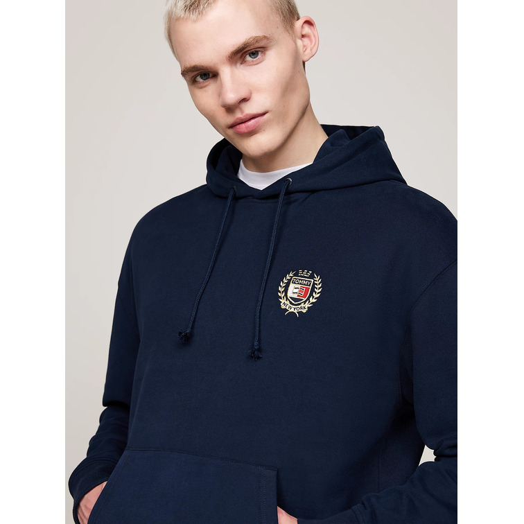 sweat-shirt homme  th tjm reg tj flag crest hood ext