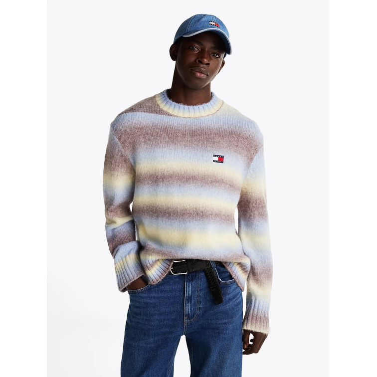 homme tjm reg ombre cneck sweater zga