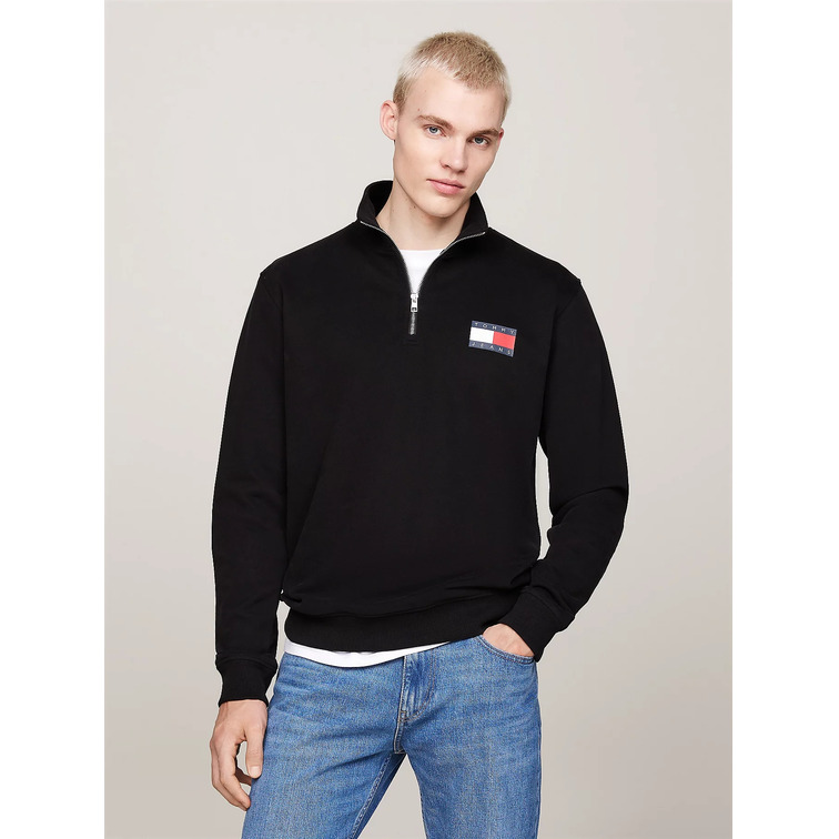 sweat-shirt homme  th tjm reg entry half zip