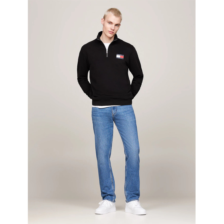 sweat-shirt homme  th tjm reg entry half zip