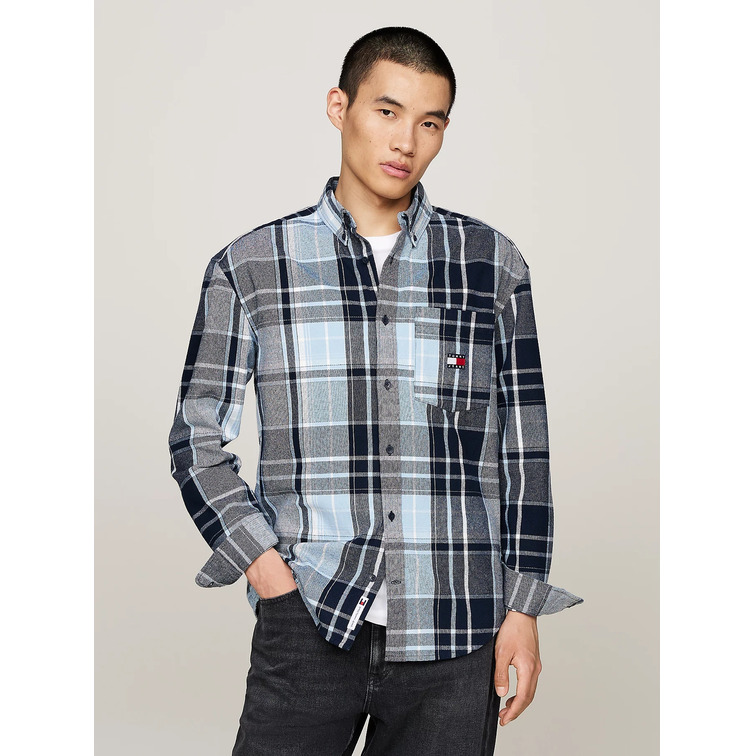 chemise homme  th tjm 2 ply brushed flannel