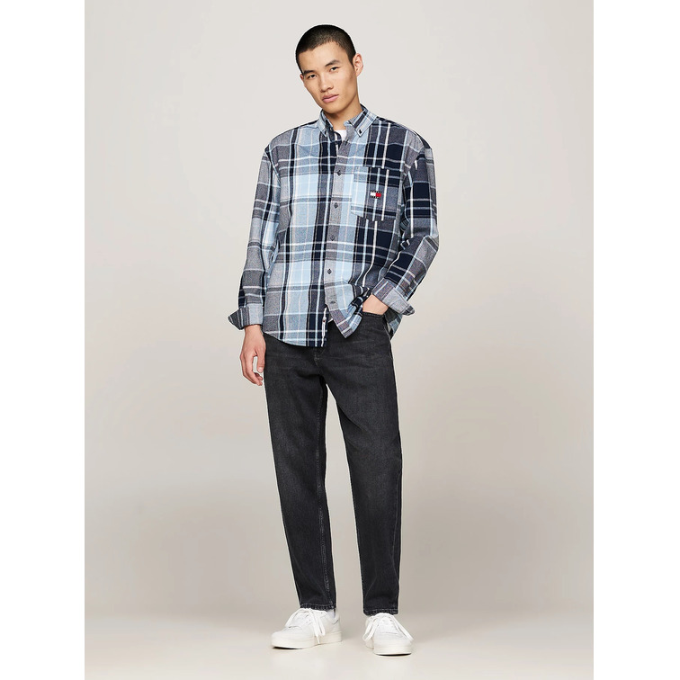 chemise homme  th tjm 2 ply brushed flannel