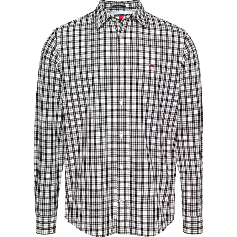 homme tjm reg poplin check ls shirt bds