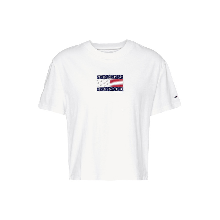 t-shirt femme  th tjw star americana flag tee