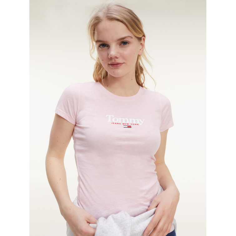 t-shirt femme  th tjw essential logo tee