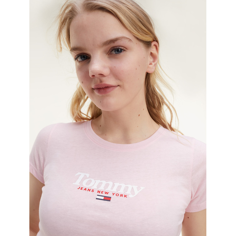 t-shirt femme  th tjw essential logo tee