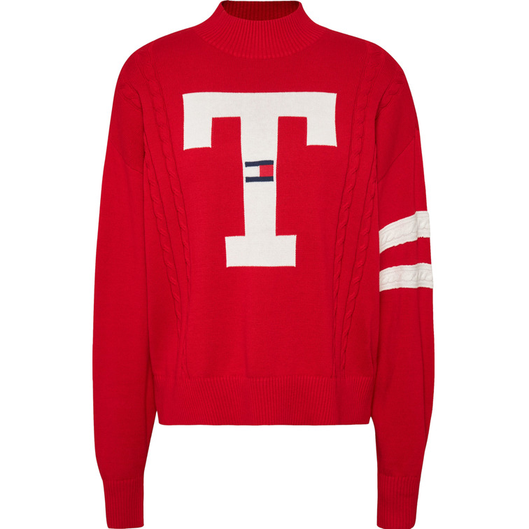 maillot femme  th tjw letterman flag sweater