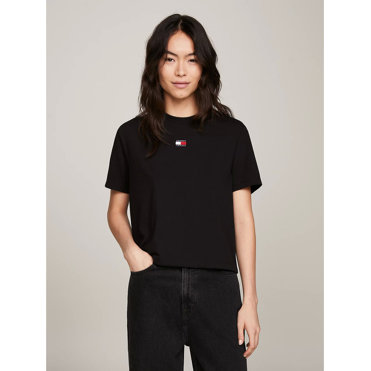 t-shirt femme  th tjw bxy badge tee ext