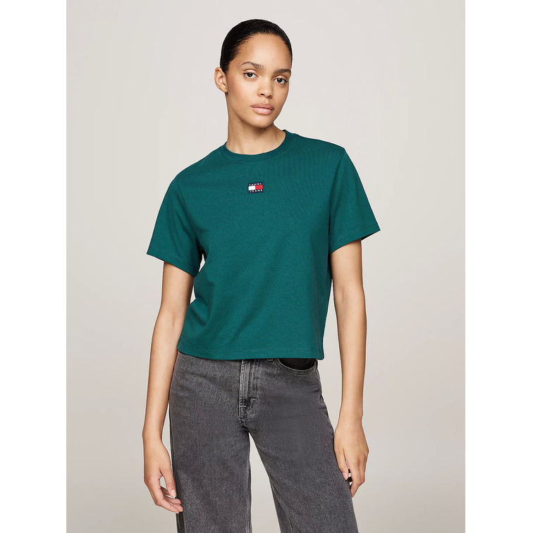 t-shirt femme  th tjw bxy badge tee ext