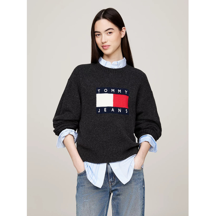 maillot femme  th tjw melange flag sweater ext