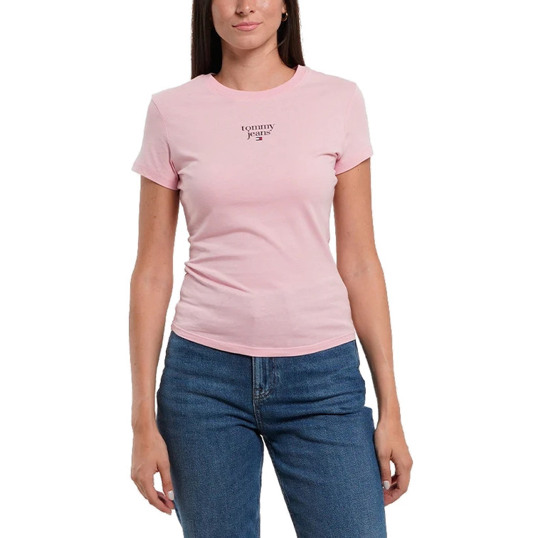 t-shirt femme  th tjw slim essential logo1 tee e