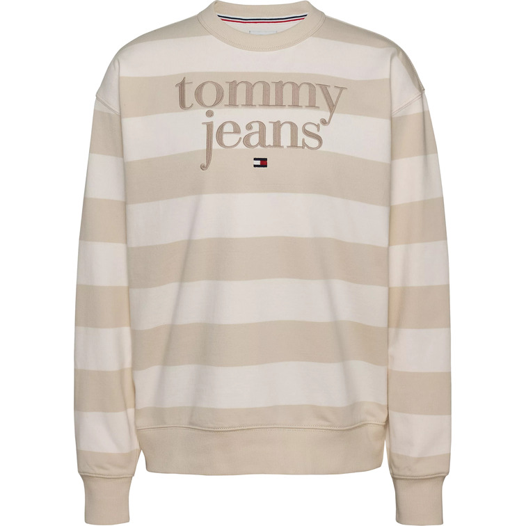 sweat-shirt femme  th tjw rlx stripe ess logo 1 crew