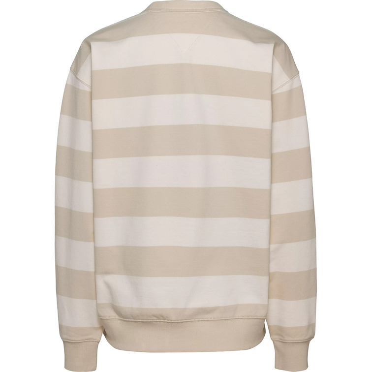 sweat-shirt femme  th tjw rlx stripe ess logo 1 crew