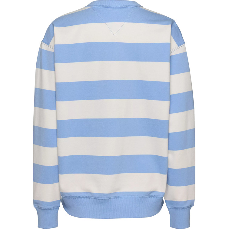 sweat-shirt femme  th tjw rlx stripe ess logo 1 crew