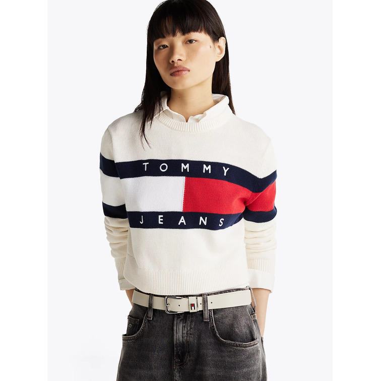 femme tjw center flag sweater ext ybh