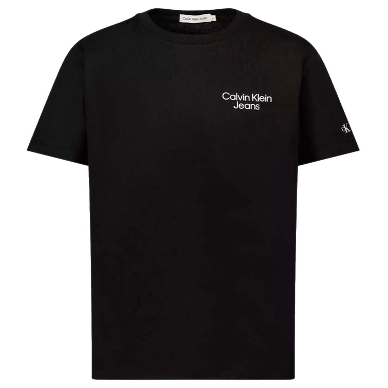 t-shirt garçon  ck ckj stack logo t-shirt