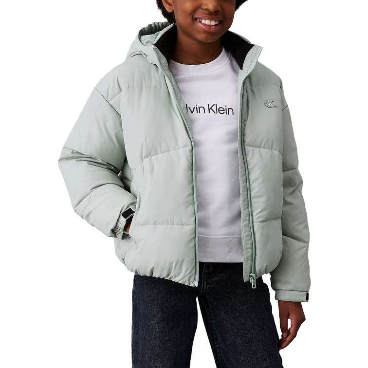 cazadora fille  ck ck short puffer jacket