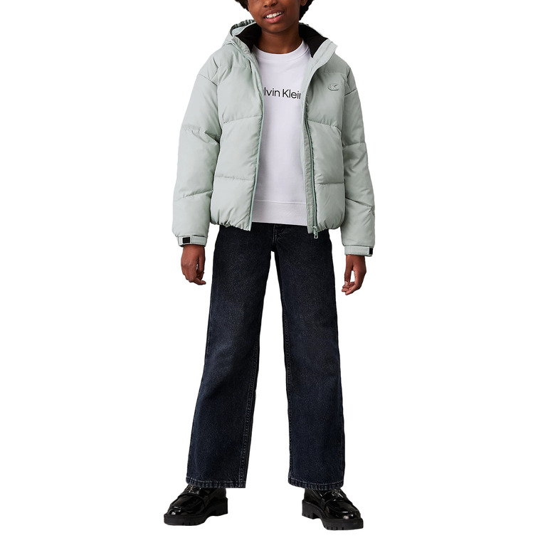 cazadora fille  ck ck short puffer jacket