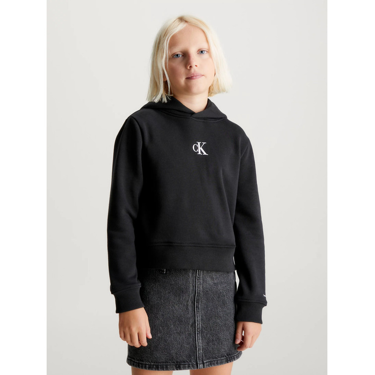 sweat-shirt fille  ck ck logo boxy hoodie