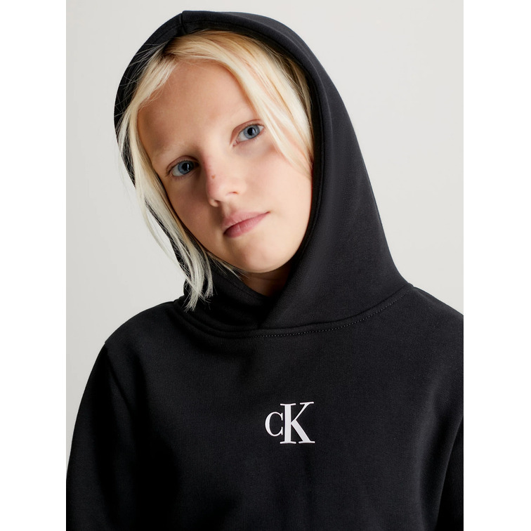 sweat-shirt fille  ck ck logo boxy hoodie