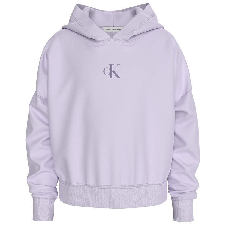 sweat-shirt fille  ck ck logo boxy hoodie