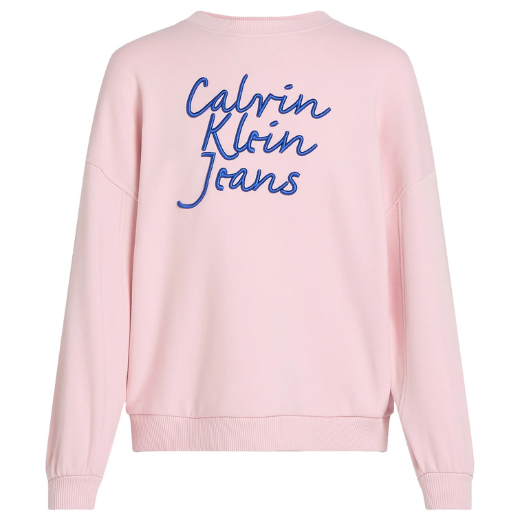 sweat-shirt fille  calvin klein handw logo embr cn sweatshirt