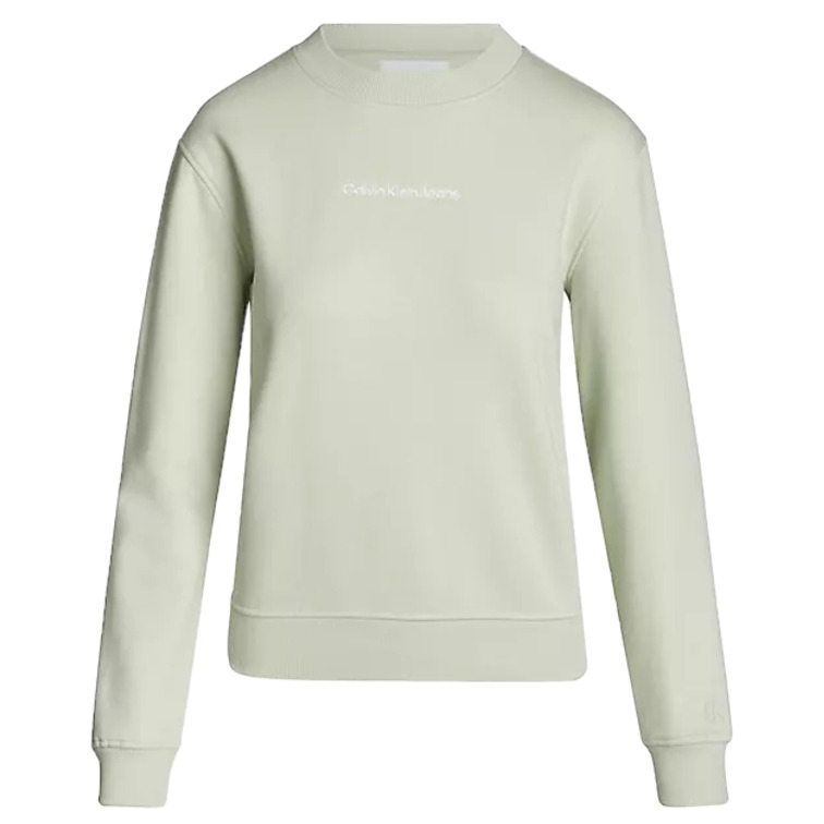 sweat-shirt femme  ck institutional crew neck