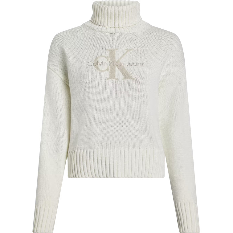 femme chenille singelogo sweater ybi