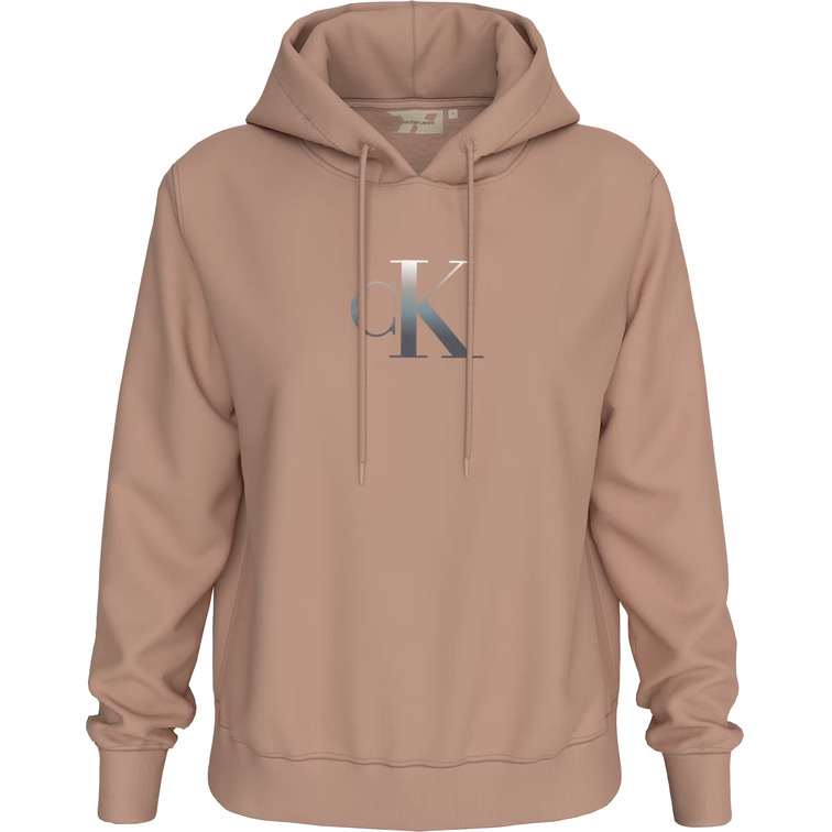 sweat-shirt femme  calvin klein gradient ck hoodie