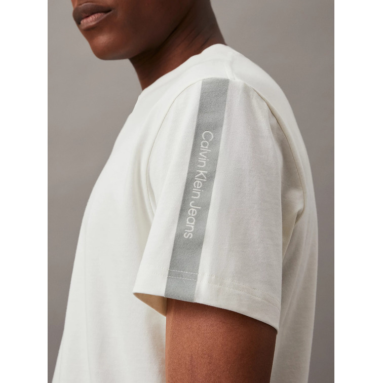 t-shirt homme  ck logo tape tee