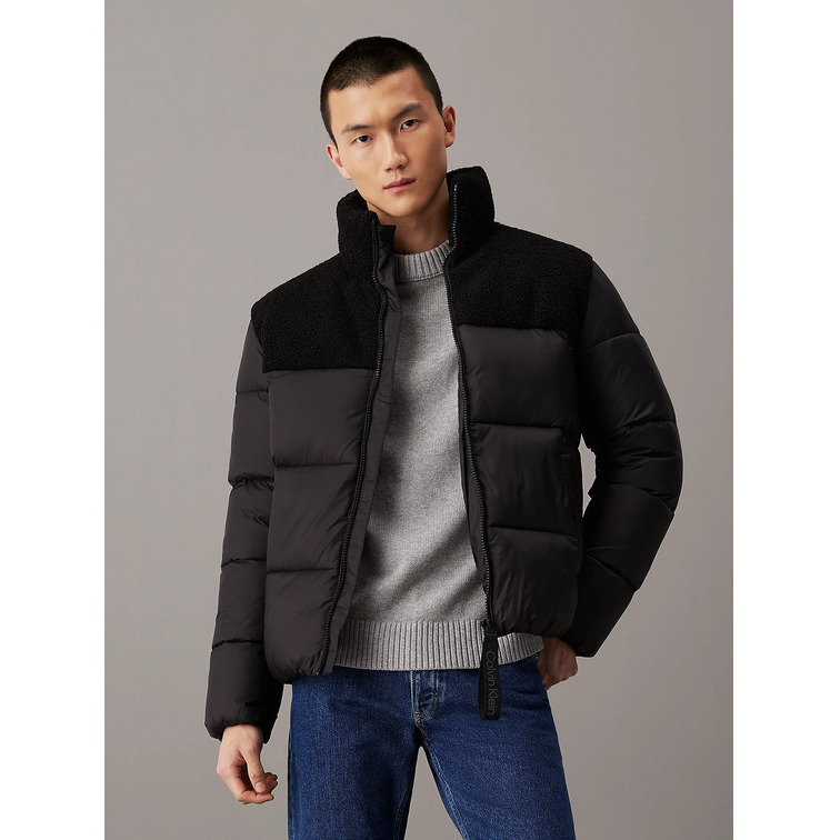 cazadora homme  ck sherpa puffer jacket