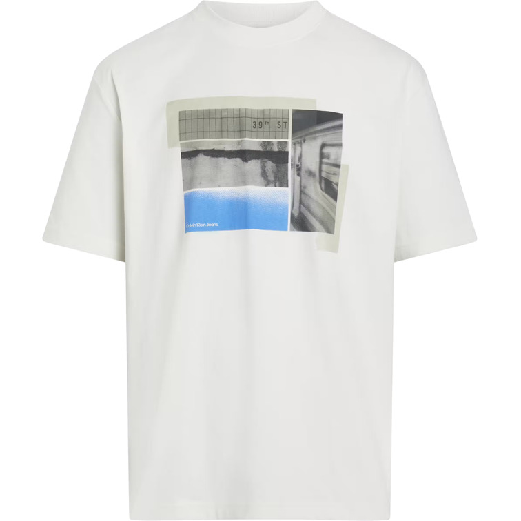 t-shirt homme  ck city poster street tee