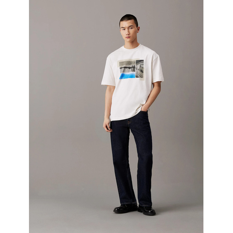 t-shirt homme  ck city poster street tee