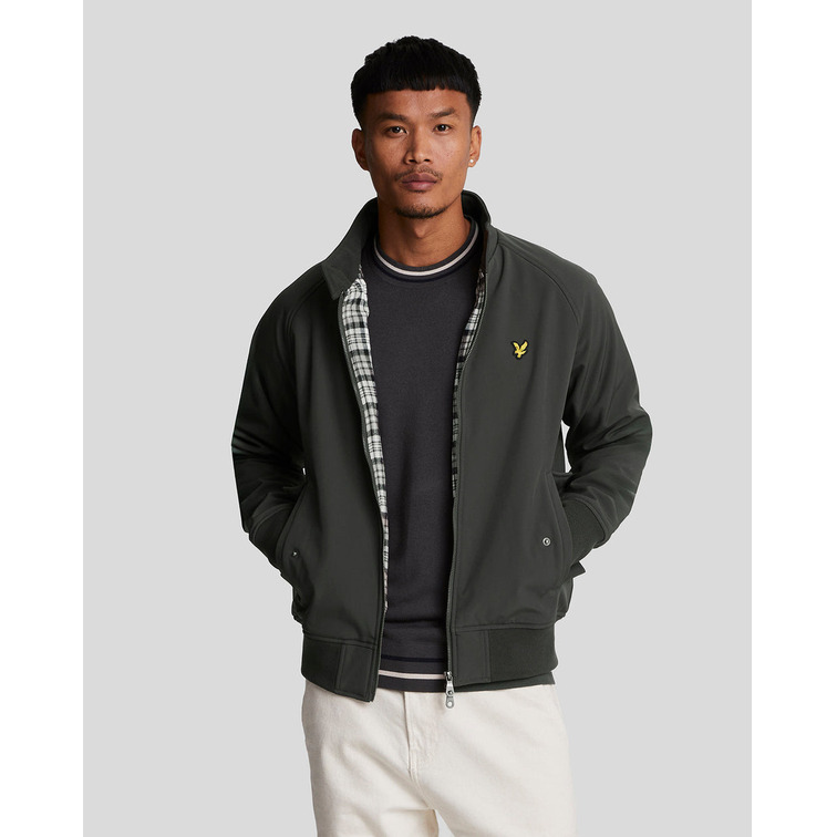 cazadora homme  lylesc softshell harrington jacket