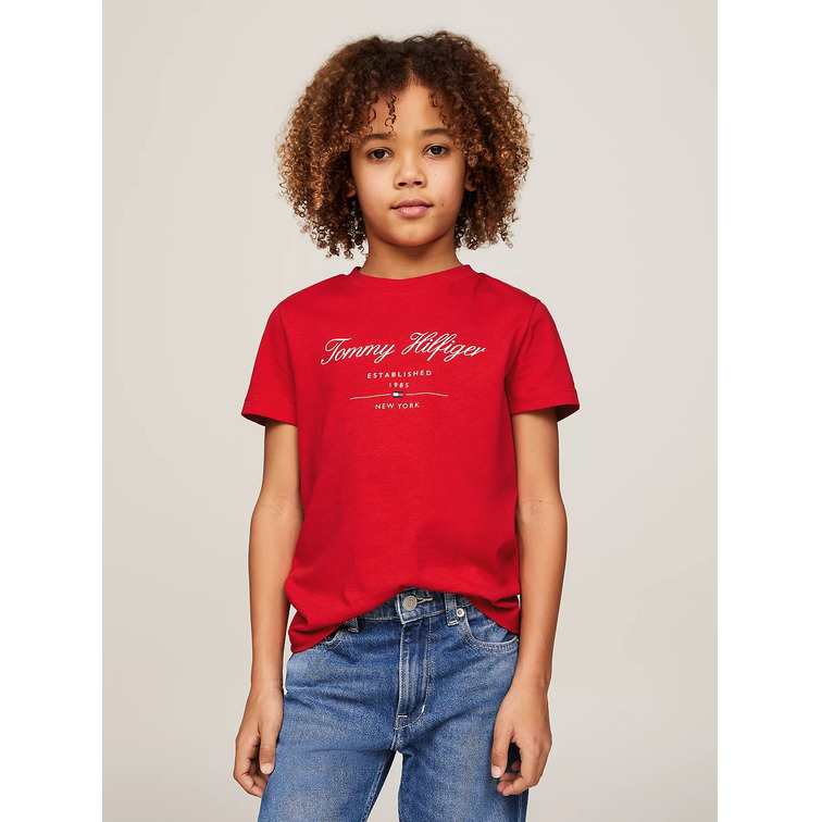 garçon tommy script tee s/s xnd